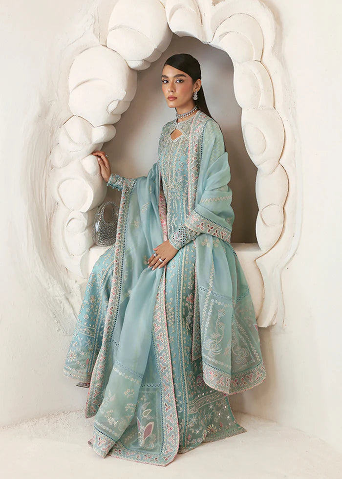 Suffuse | 3 Piece Unstitched Embroidered Organza | Iyara