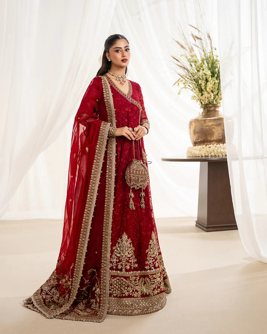 Faiza Saqlain | 3 Piece Unstitched Embroidered Chiffon | Gul
