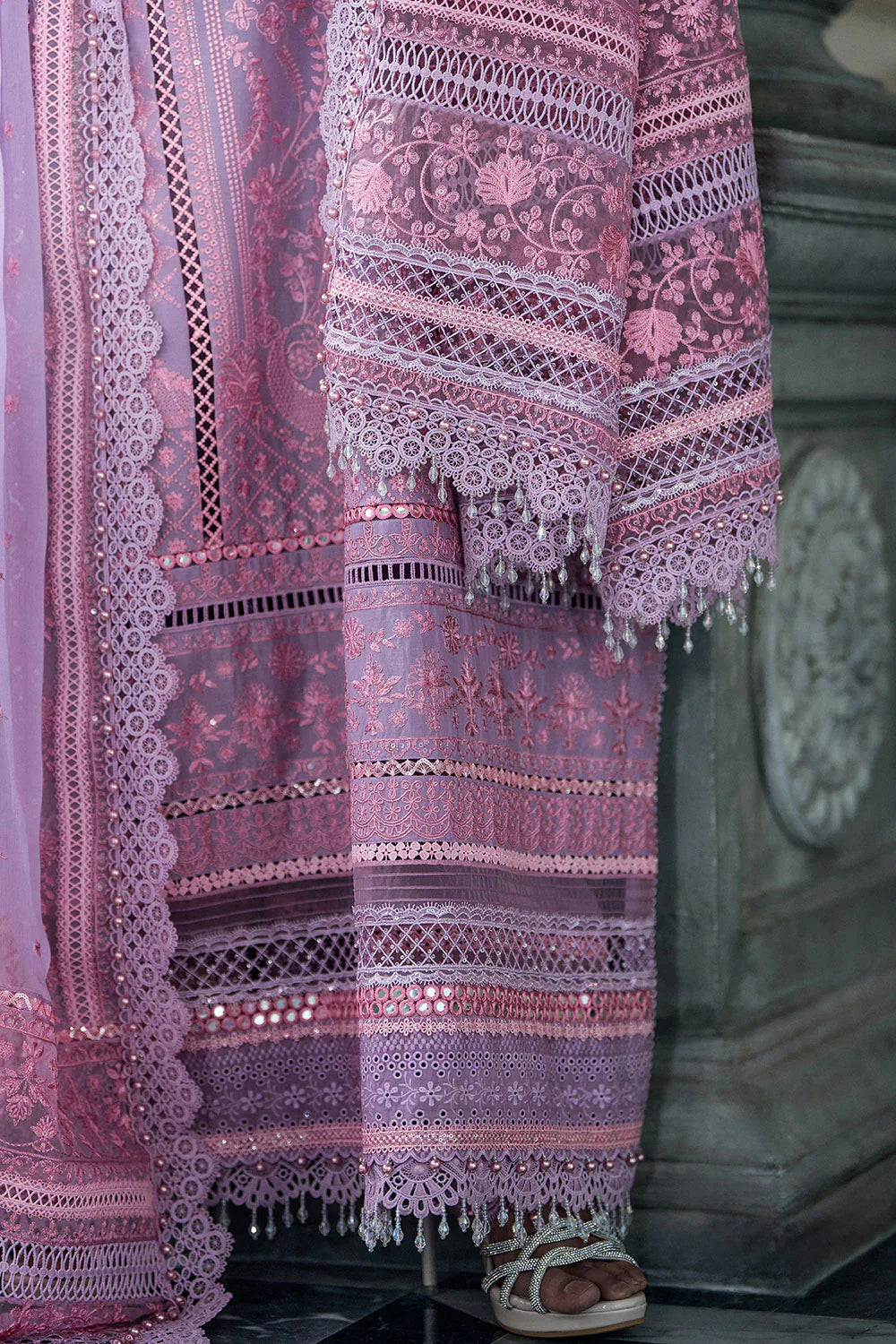 Sobia Nazir | 3 Piece Unstitched Embroidered Lawn | Design 2A