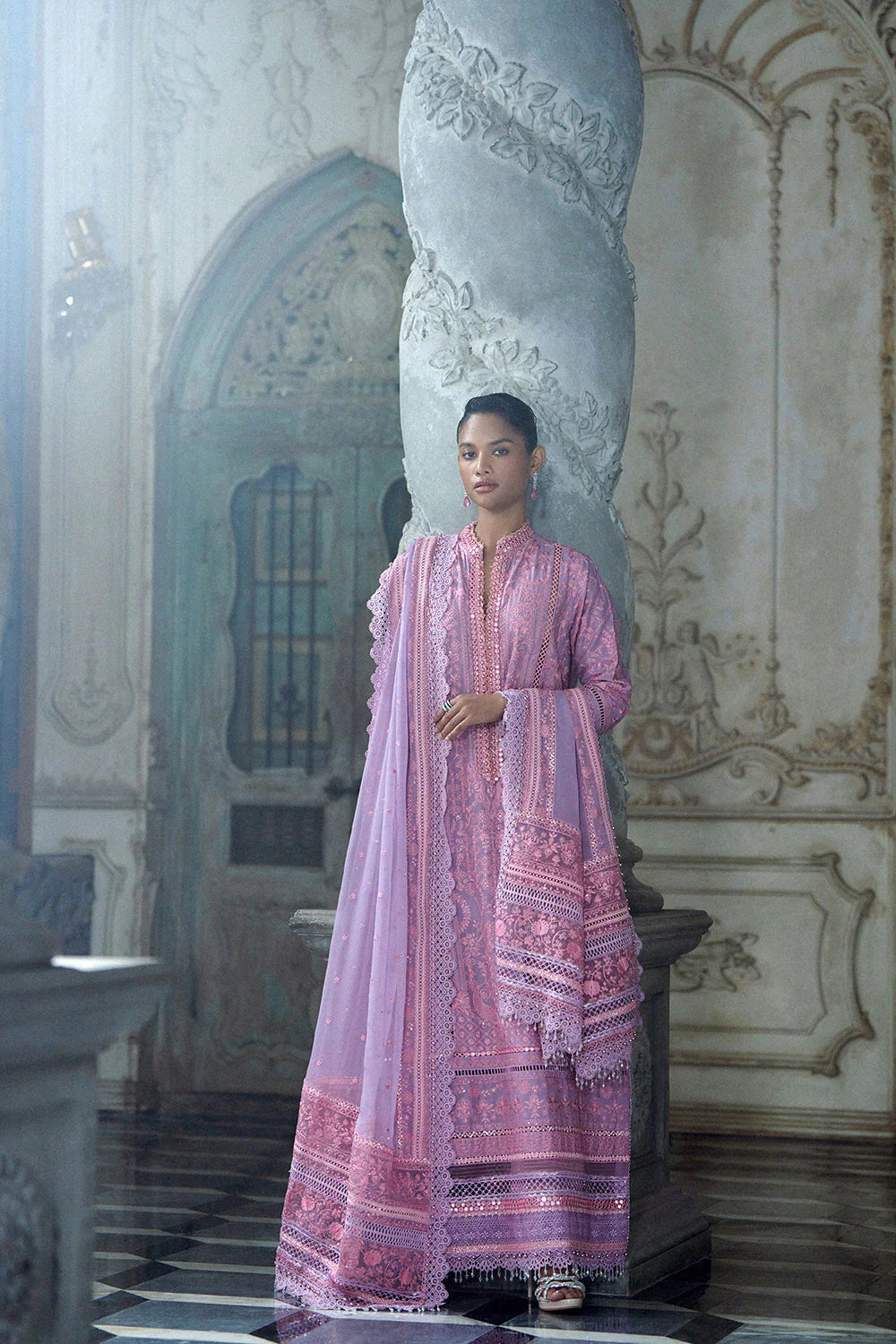 Sobia Nazir | 3 Piece Unstitched Embroidered Lawn | Design 2A
