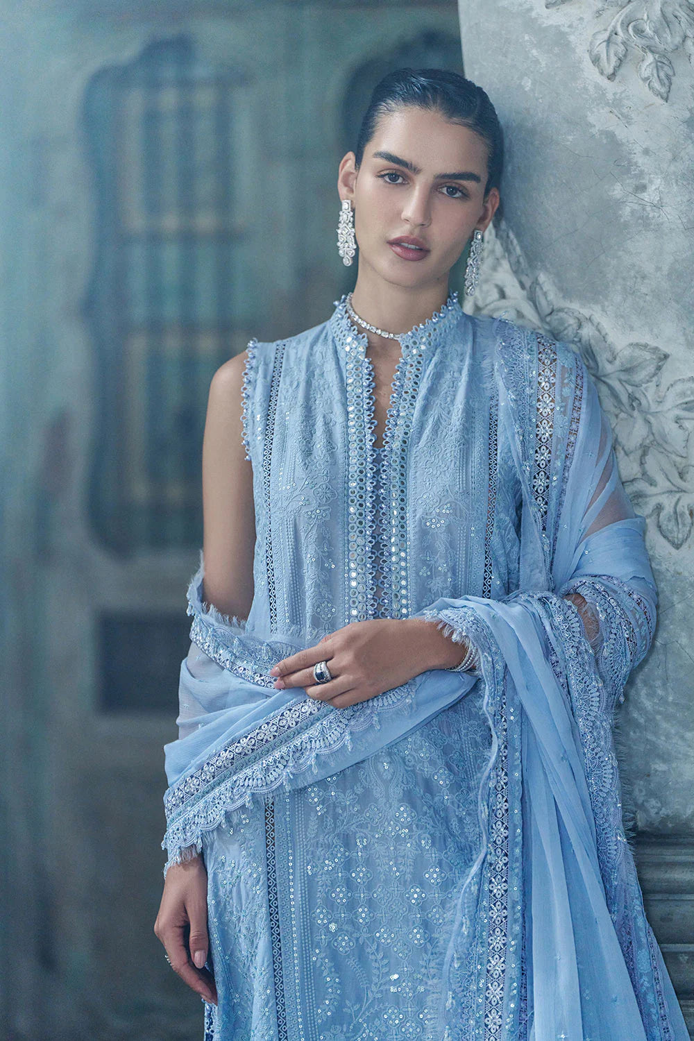 Sobia Nazir | 3 Piece Unstitched Embroidered Lawn | Design 2B