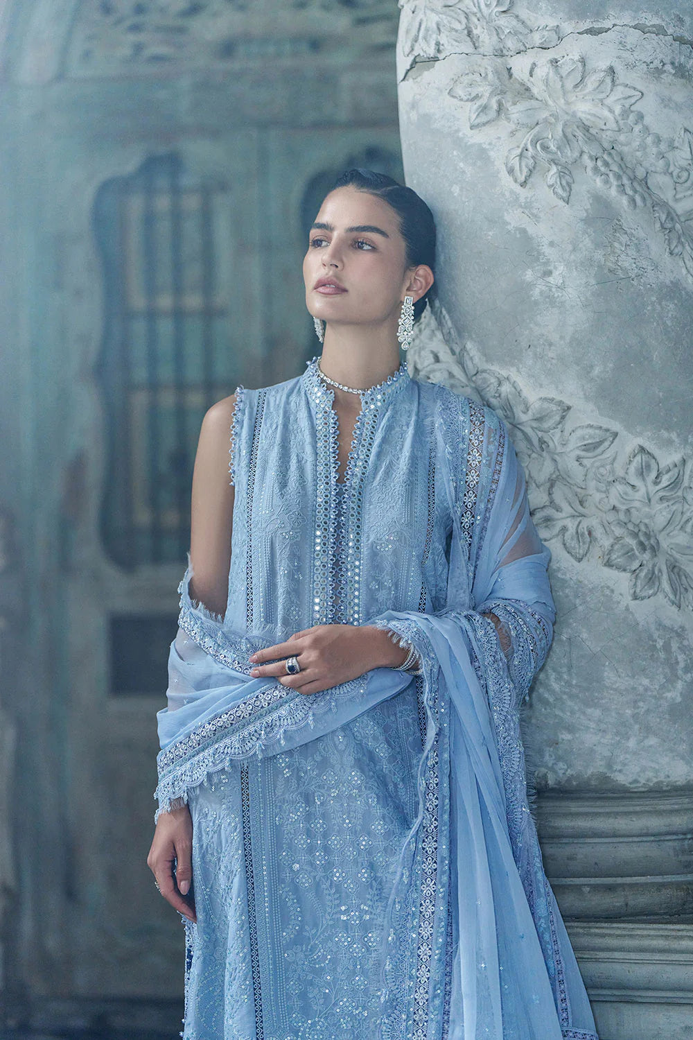 Sobia Nazir | 3 Piece Unstitched Embroidered Lawn | Design 2B