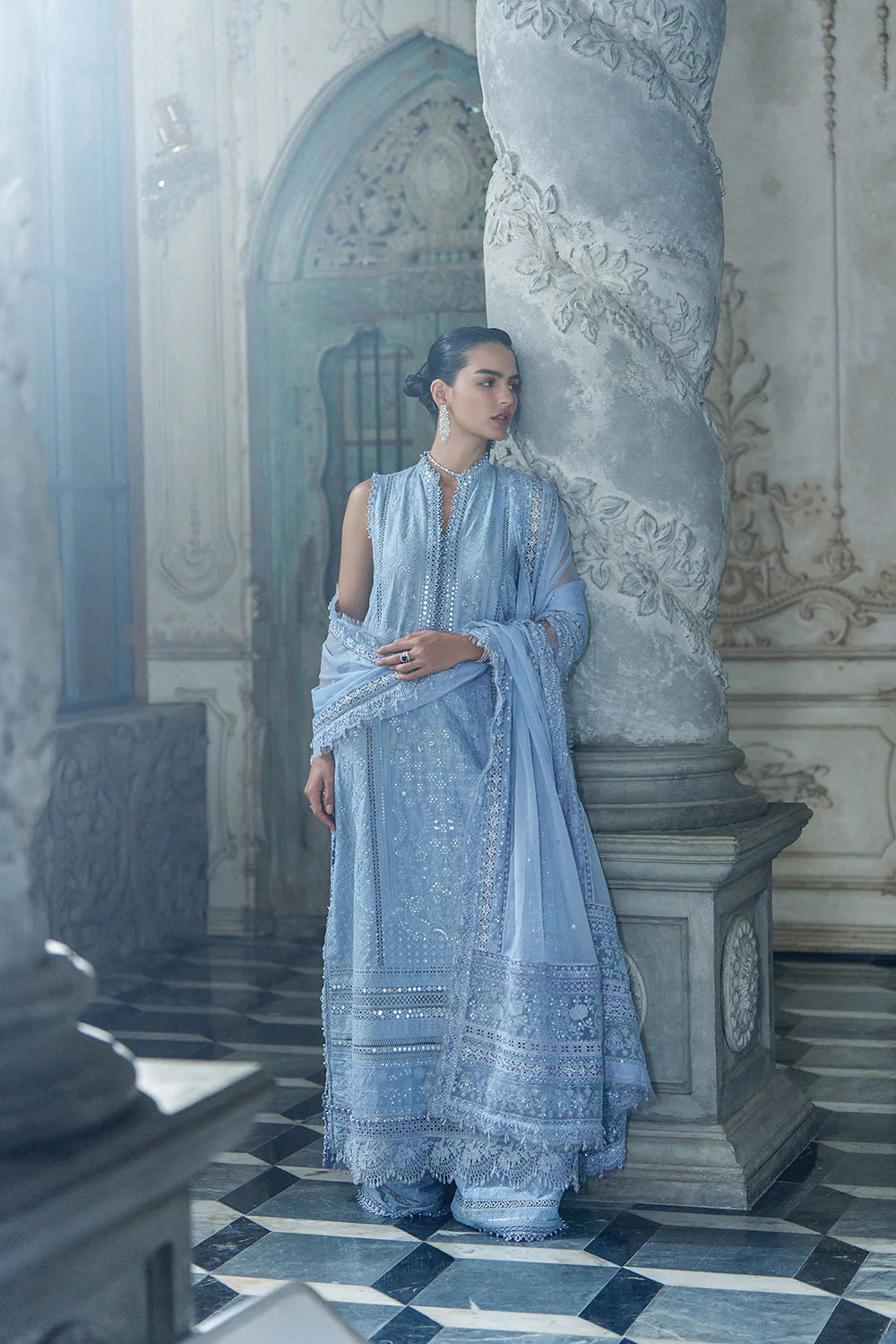 Sobia Nazir | 3 Piece Unstitched Embroidered Lawn | Design 2B