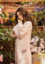 Elaf Premium | 3 Piece Unstitched Embroidered Lawn | ELM-2A MAHGUL