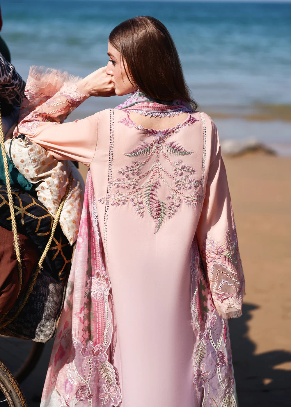 Saira Shakira | 3 Piece Unstitched Embroidered Lawn | Tali 3-A