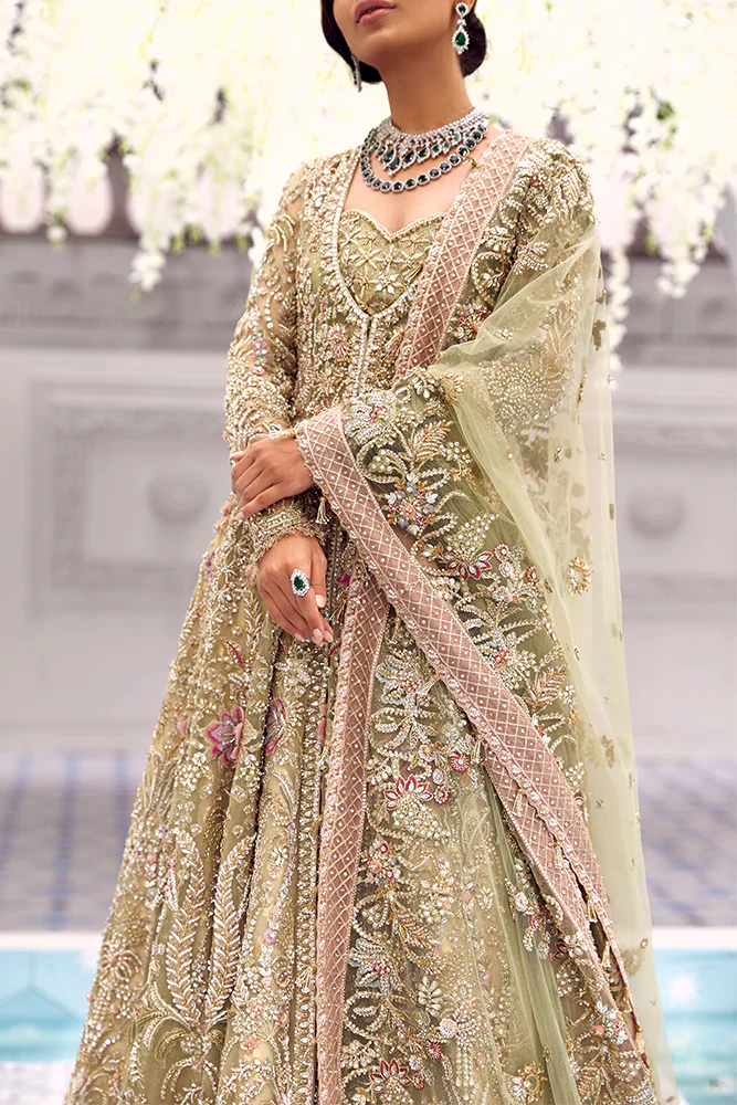 Suffuse | 3 Piece Unstitched Bridal Couture | IRIS 04