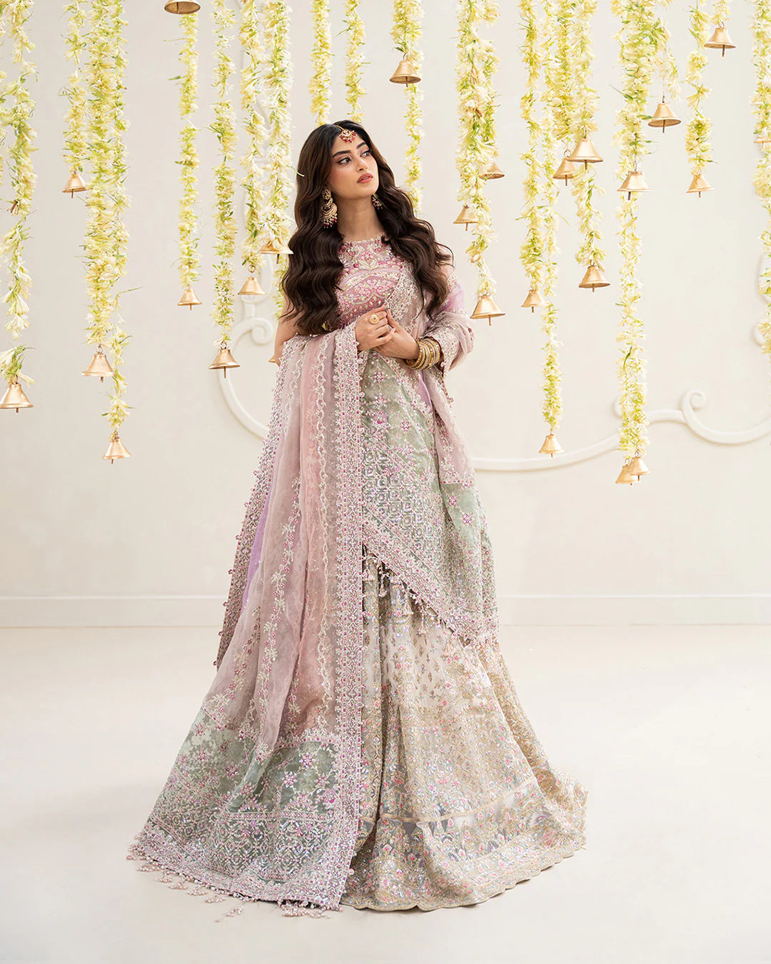 Faiza Saqlain | 3 Piece Unstitched Embroidered Organza | Suzan