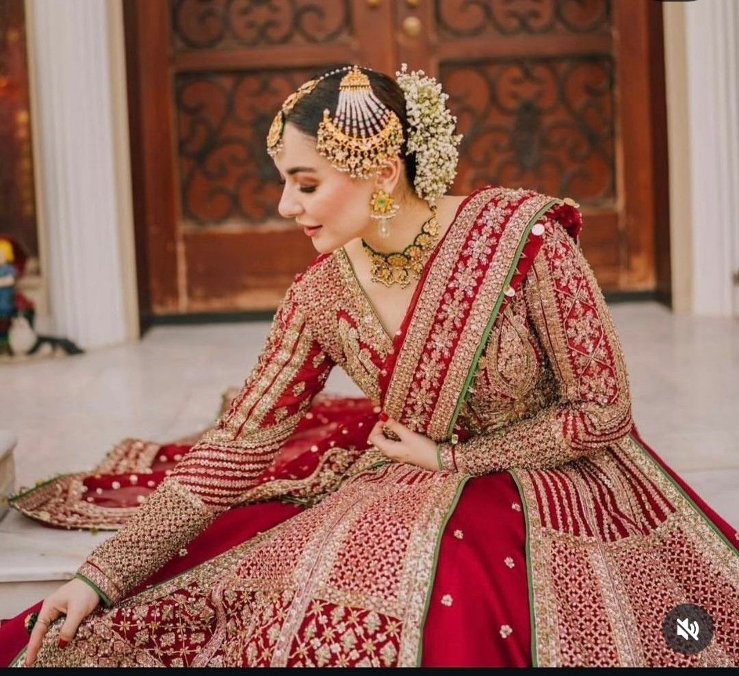 Hussain Rehar | Unstitched Organza Bridal Outfit | Hania