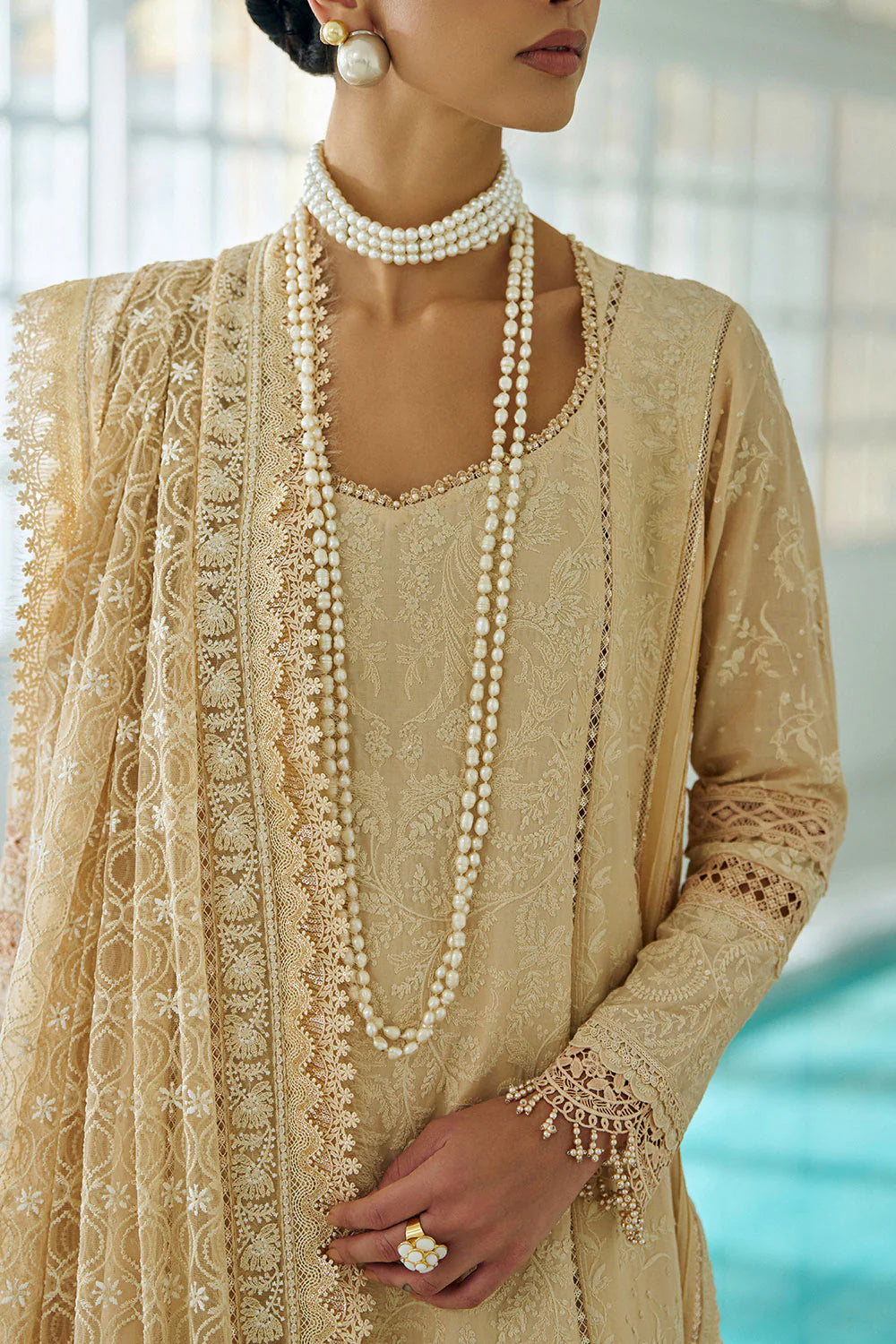 Sobia Nazir | 3 Piece Unstitched Embroidered Lawn | Design 3A
