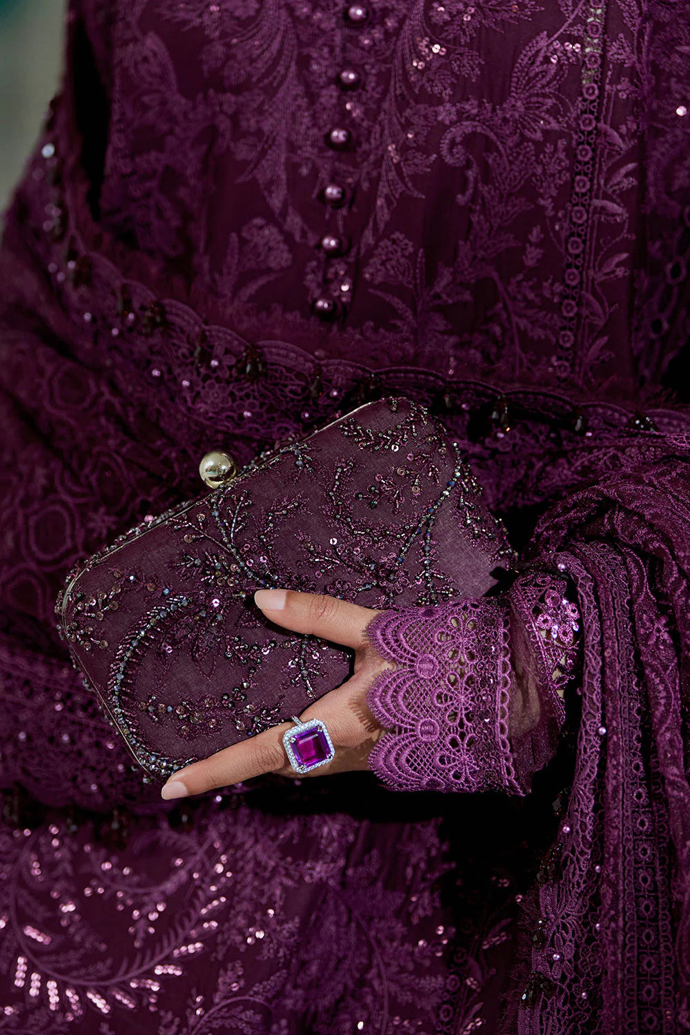 Sobia Nazir | 3 Piece Unstitched Embroidered Lawn | Design 3B