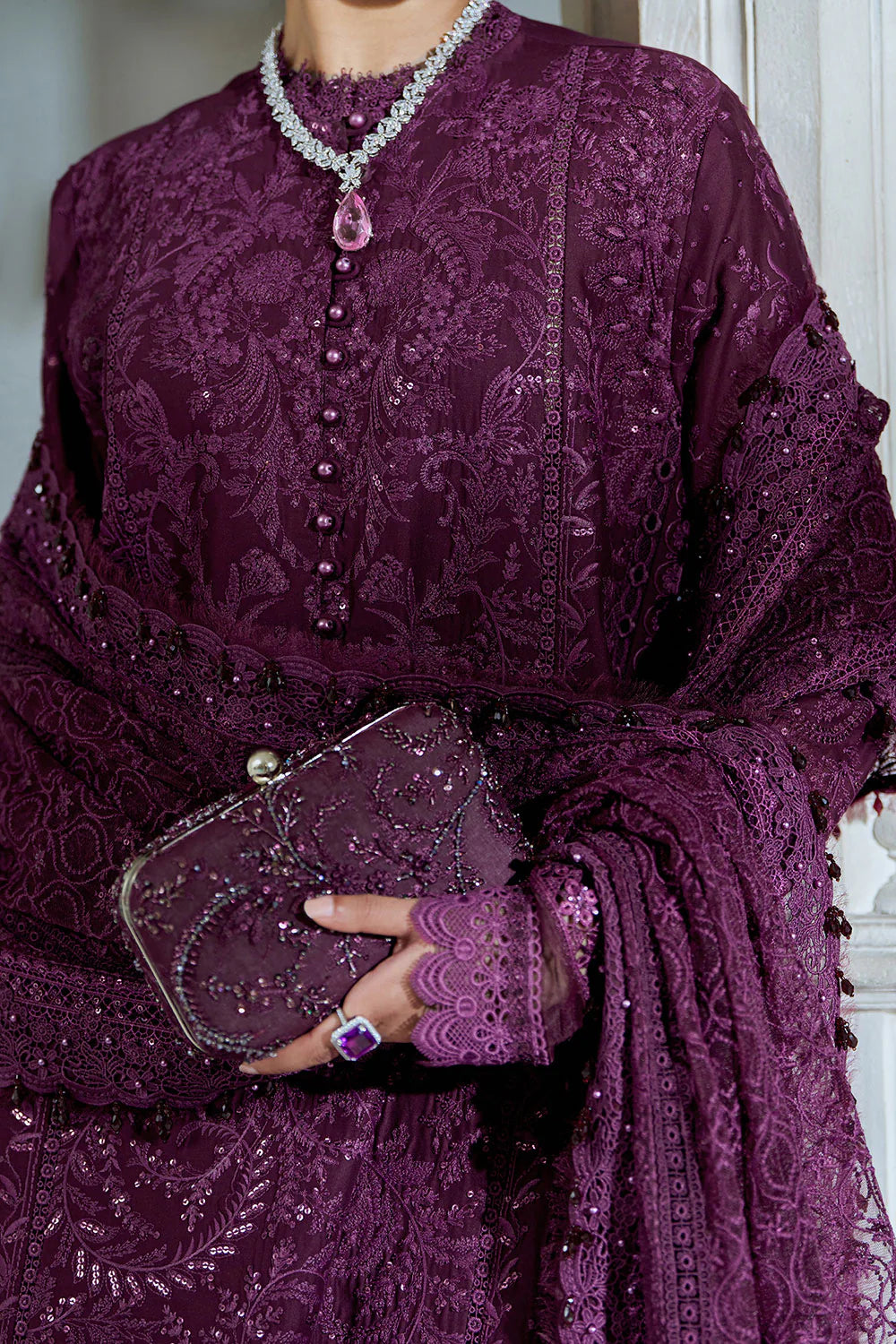 Sobia Nazir | 3 Piece Unstitched Embroidered Lawn | Design 3B