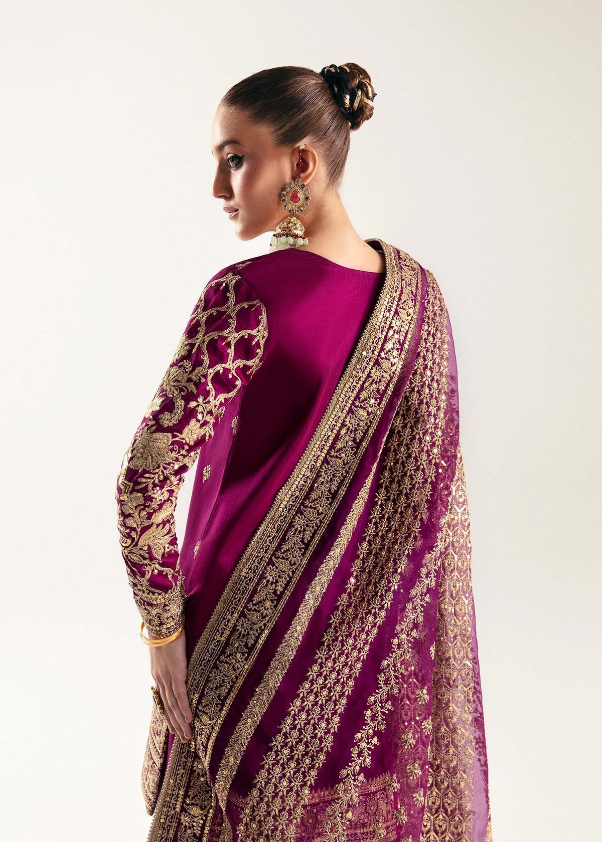 Kanwal Malik | 3 piece Unstitched Raw Silk | Mirha III Hania