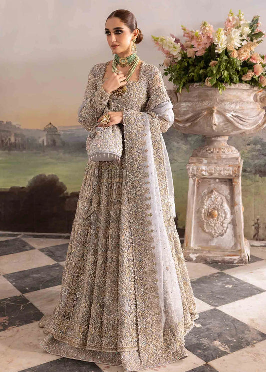 Kanwal Malik | 3 Piece Unstitched Raw Silk Lehenga | Tania