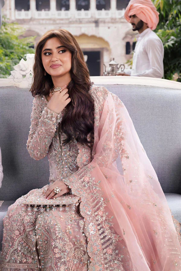 Kanwal Malik | 3 Piece Unstitched Embroidered Organza | Lina