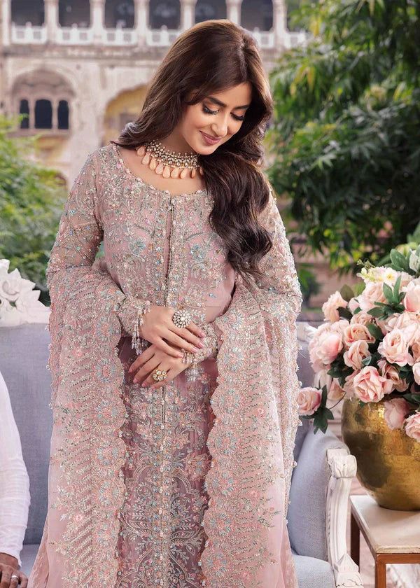 Kanwal Malik | 3 Piece Unstitched Embroidered Organza | Lina