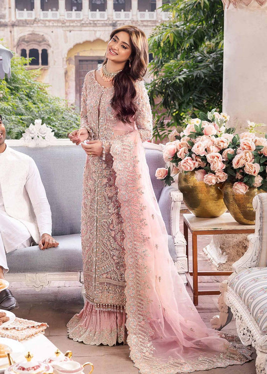 Kanwal Malik | 3 Piece Unstitched Embroidered Organza | Lina