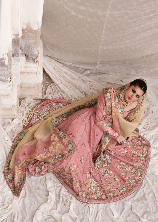 Hussain Rehar | 3 Piece Unstitched Embroidered Lawn | Nazneen