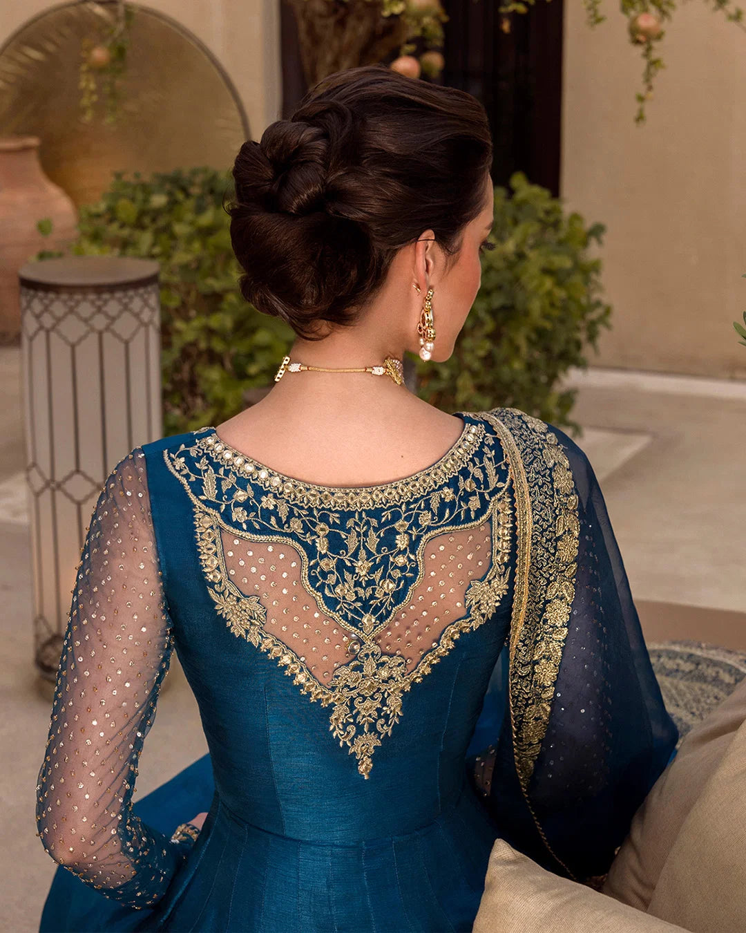 Faiza Saqlain | 3 Piece Unstitched Embroidered Raw Silk | Risma