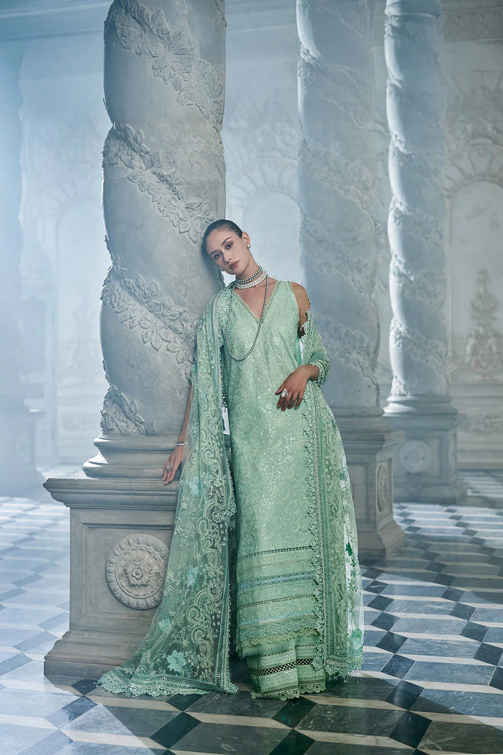 Sobia Nazir | 3 Piece Unstitched Embroidered Lawn | Design 4B