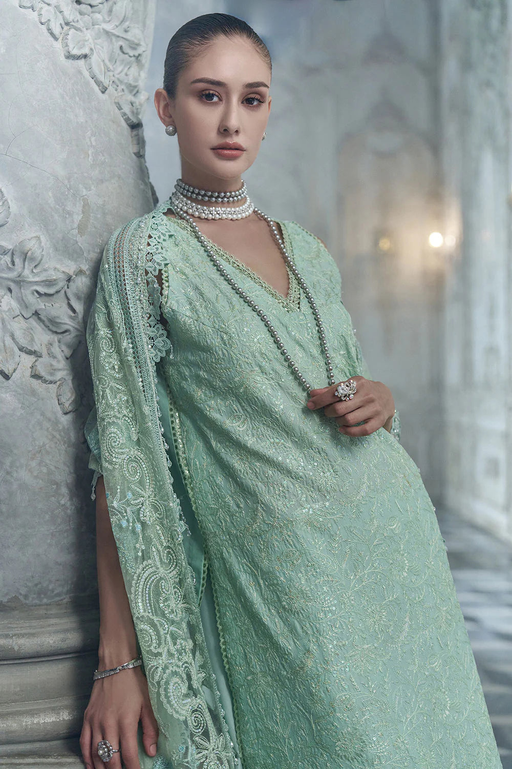 Sobia Nazir | 3 Piece Unstitched Embroidered Lawn | Design 4B
