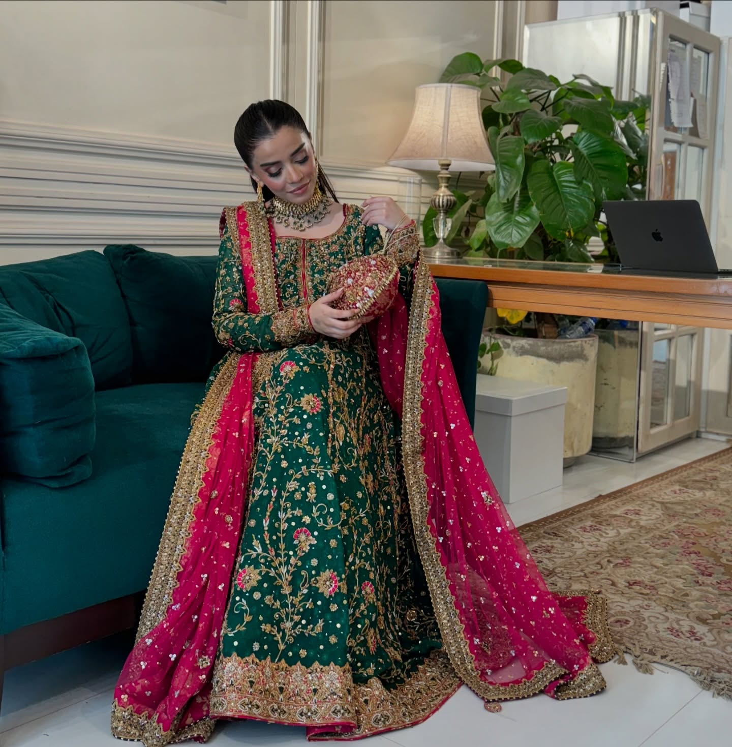 Haris Shakeel | 3Piece Unstitched Embroidered Formal Dress | Anooshay