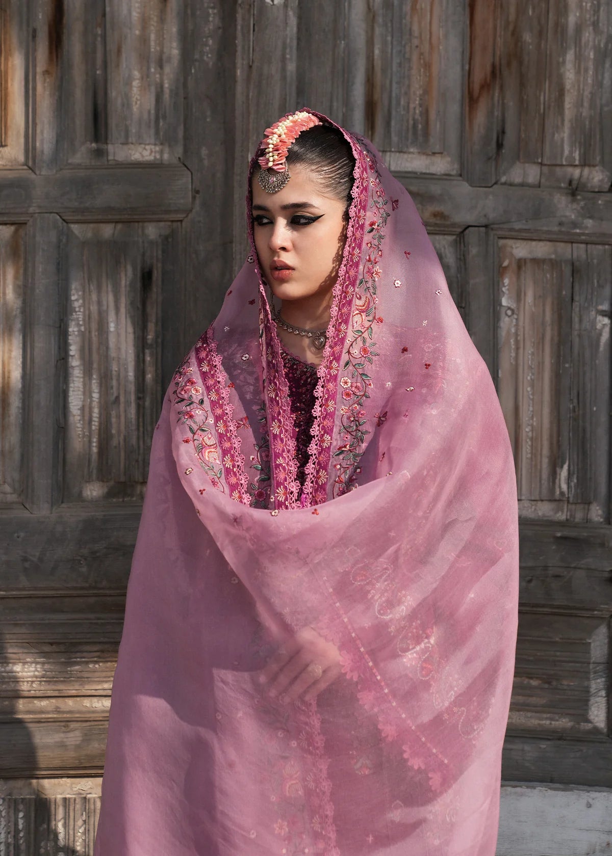 Hussain Rehar | 3 Piece Unstitched Embroidered Lawn | Gulposh