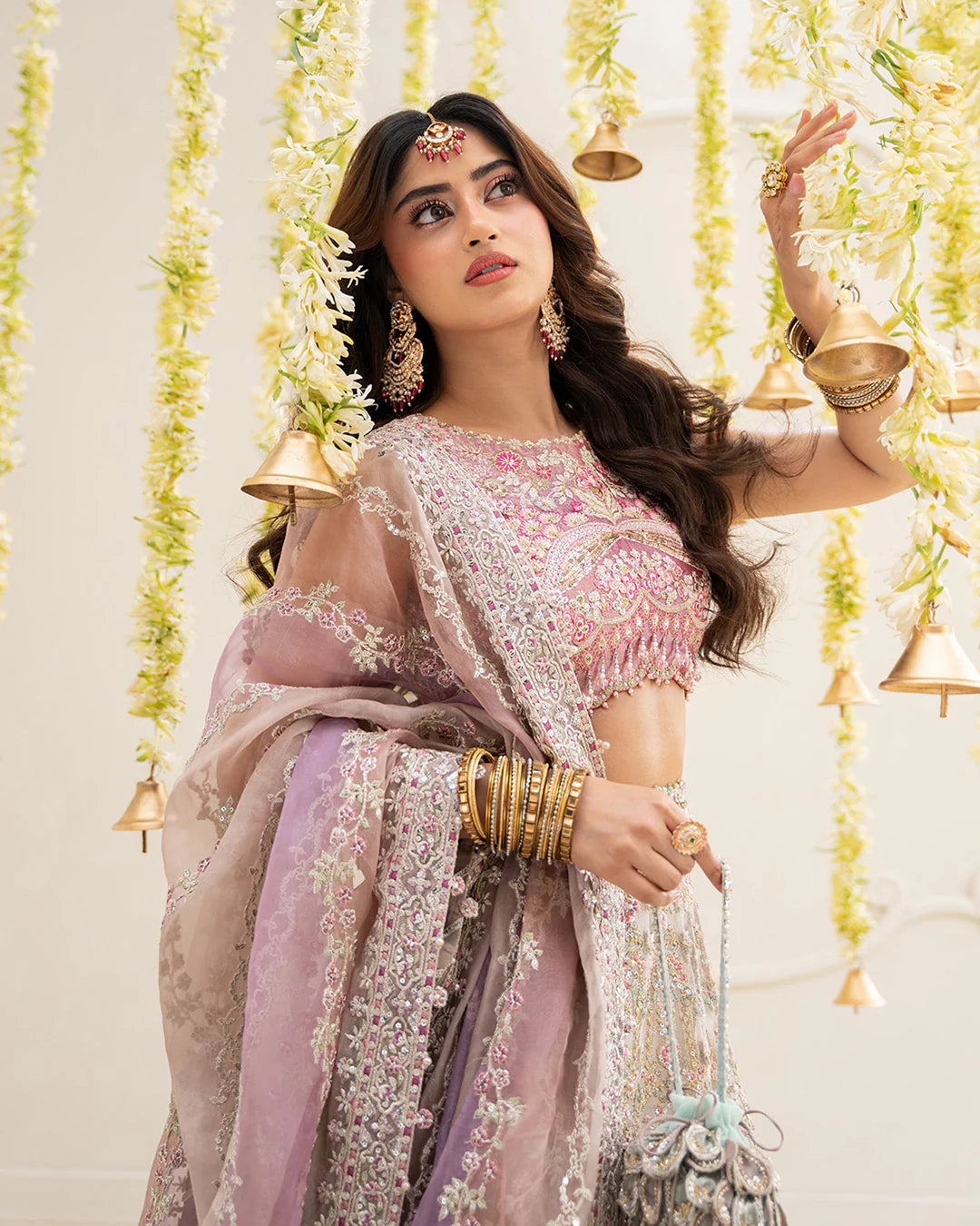 Faiza Saqlain | 3 Piece Unstitched Embroidered Organza | Suzan