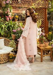 Elaf Premium | 3 Piece Unstitched Embroidered Lawn | ELM-2A MAHGUL