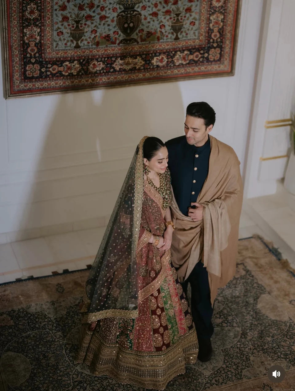 Sabyasachi Mukherjee | 3 Piece Unstitched Embroidered Lehenga |