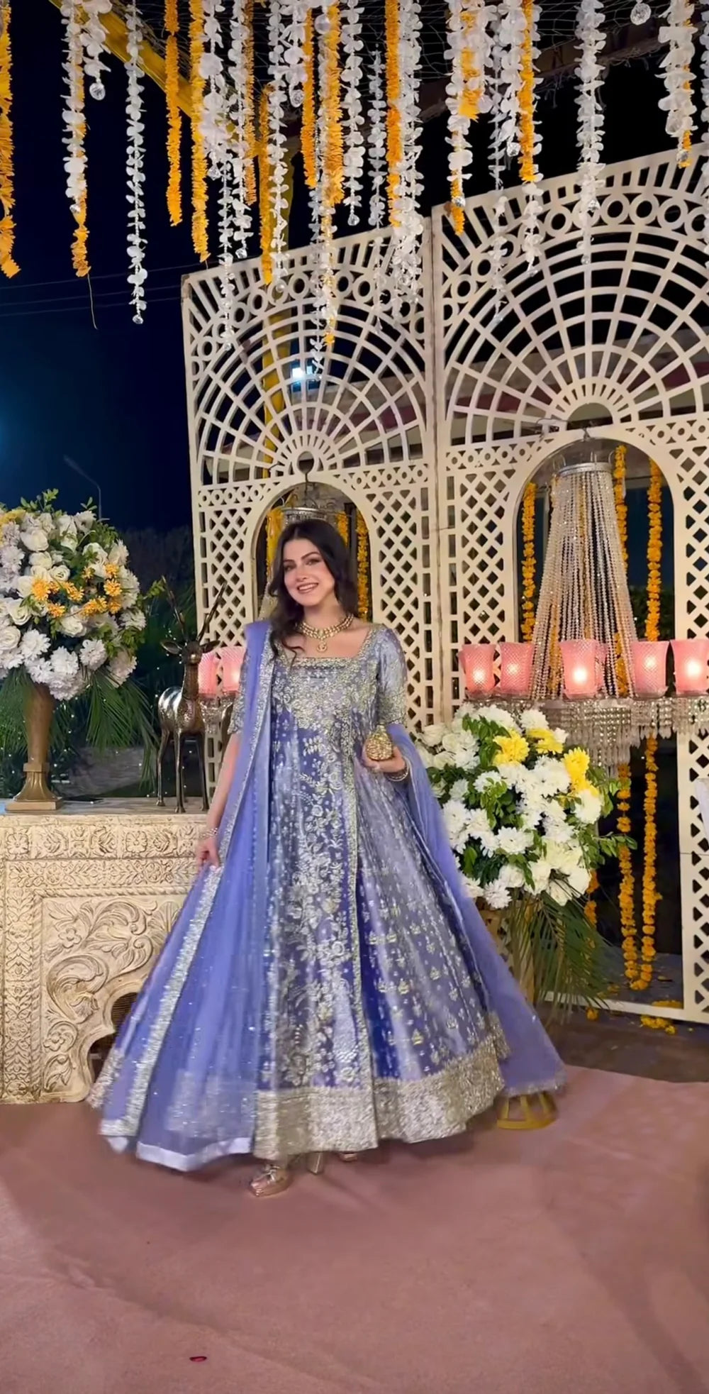 Haris Shakeel | 3 Piece Unstitched Embroidered Silk | Eyena