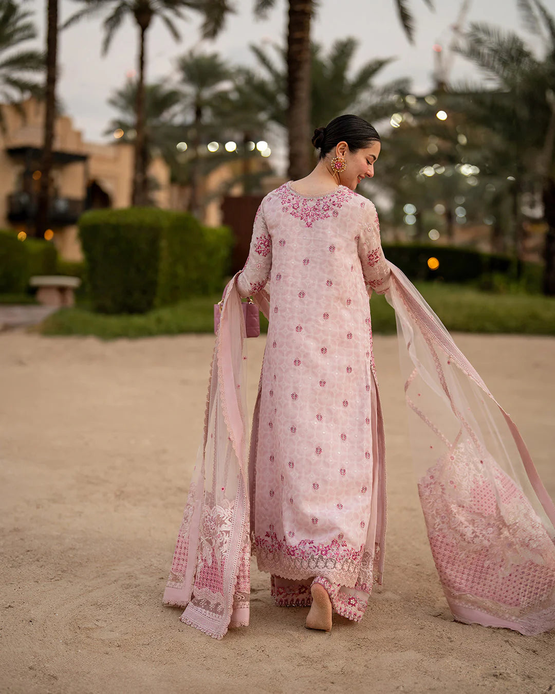 Faiza Saqlain | 3 Piece Unstitched Embroidered Lawn | Lamija