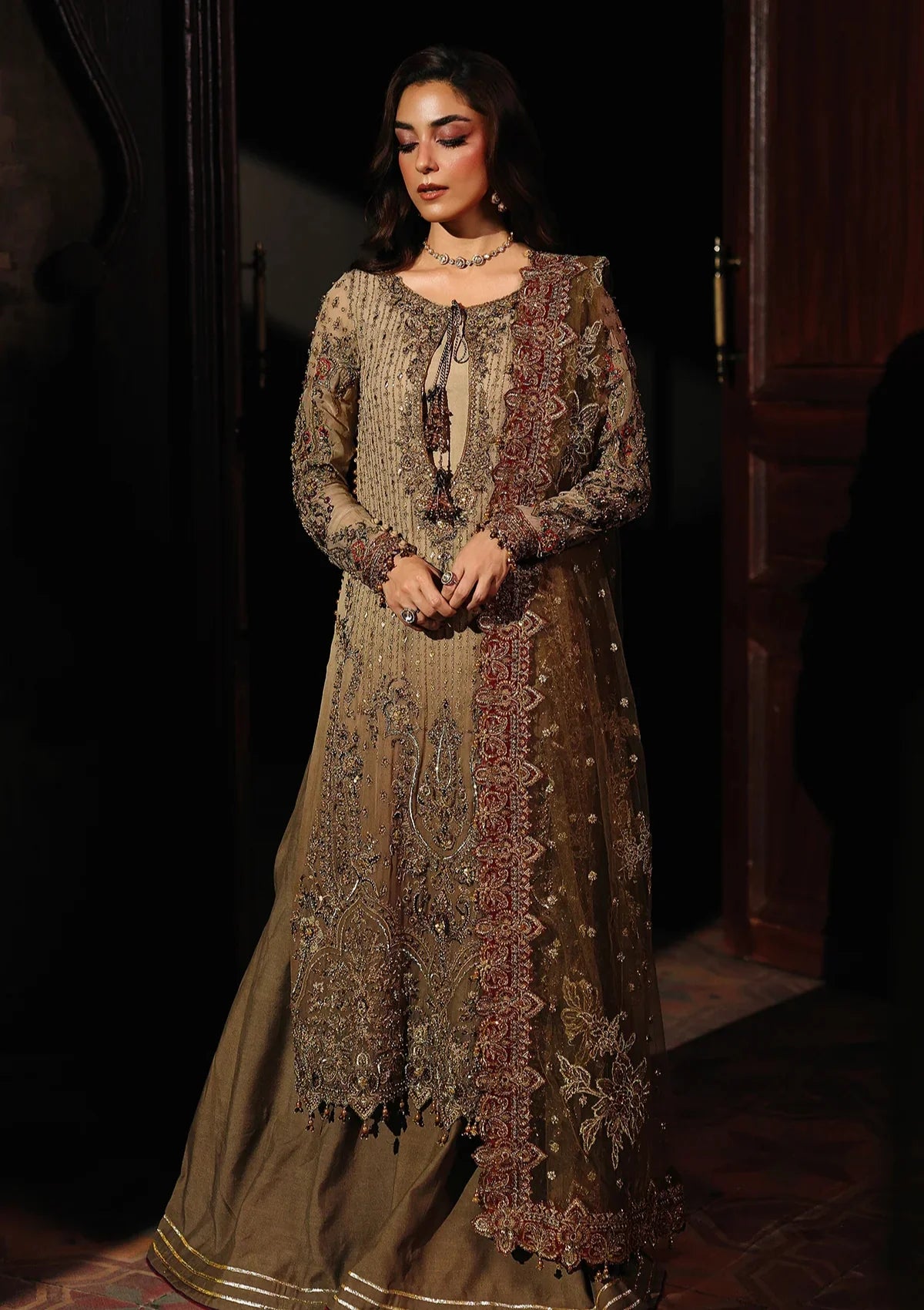 Charizma | 3 Piece Unstitched Embroidered Chiffon | Dastan-e-Jashan DJW5-02