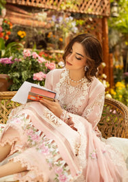Elaf Premium | 3 Piece Unstitched Embroidered Lawn | ELM-2A MAHGUL