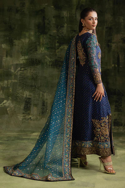 Sara Naqvi | 3 Piece Unstitched Embroidered Organza | Shahbano