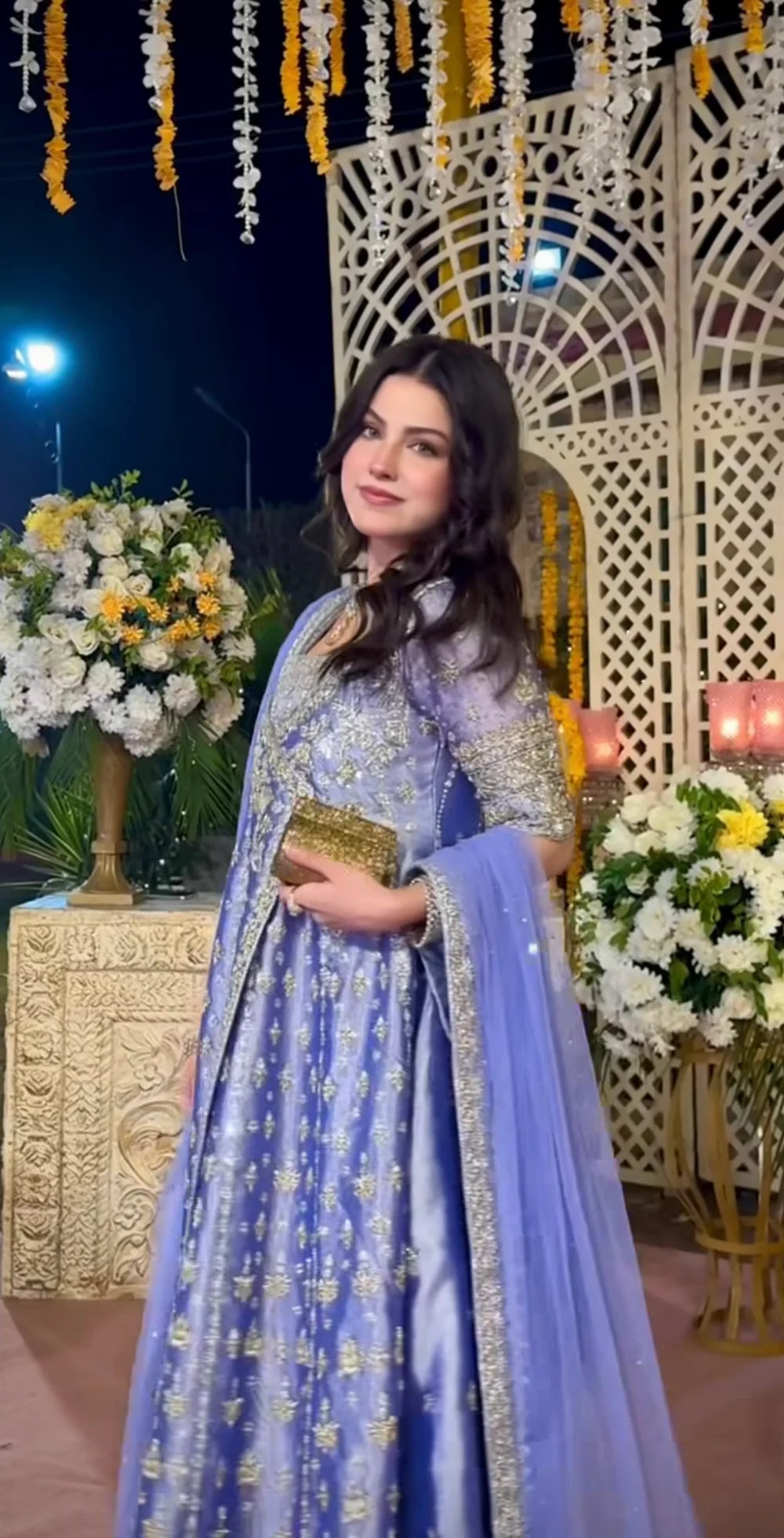 Haris Shakeel | 3 Piece Unstitched Embroidered Silk | Eyena
