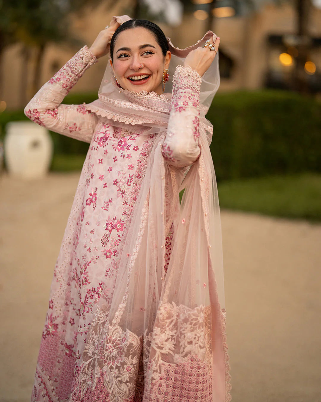 Faiza Saqlain | 3 Piece Unstitched Embroidered Lawn | Lamija