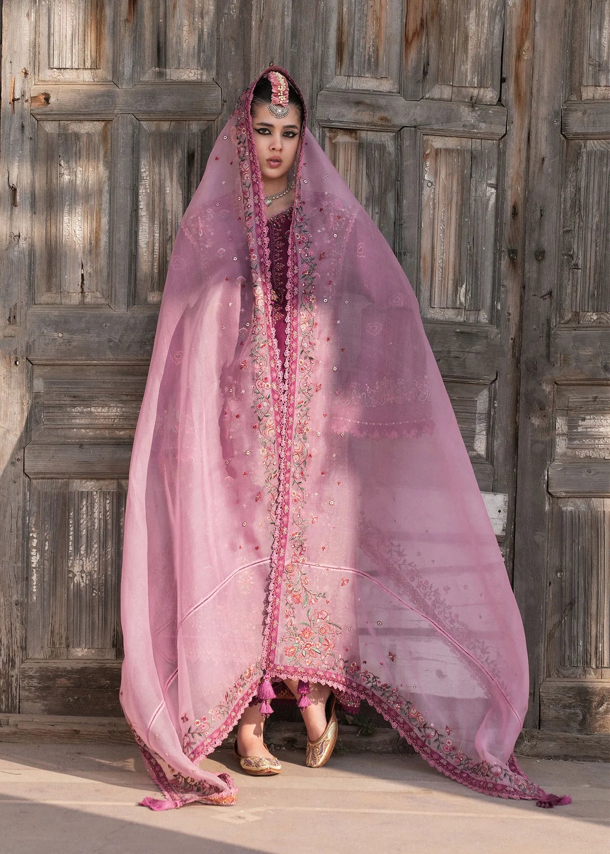 Hussain Rehar | 3 Piece Unstitched Embroidered Lawn | Gulposh