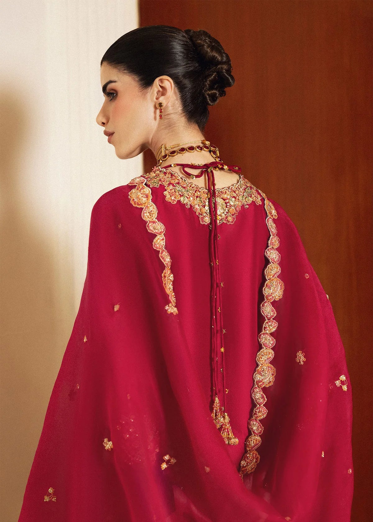 Hussain Rehar | 3 Piece Unstitched Embroidered Raw Silk | Luniere