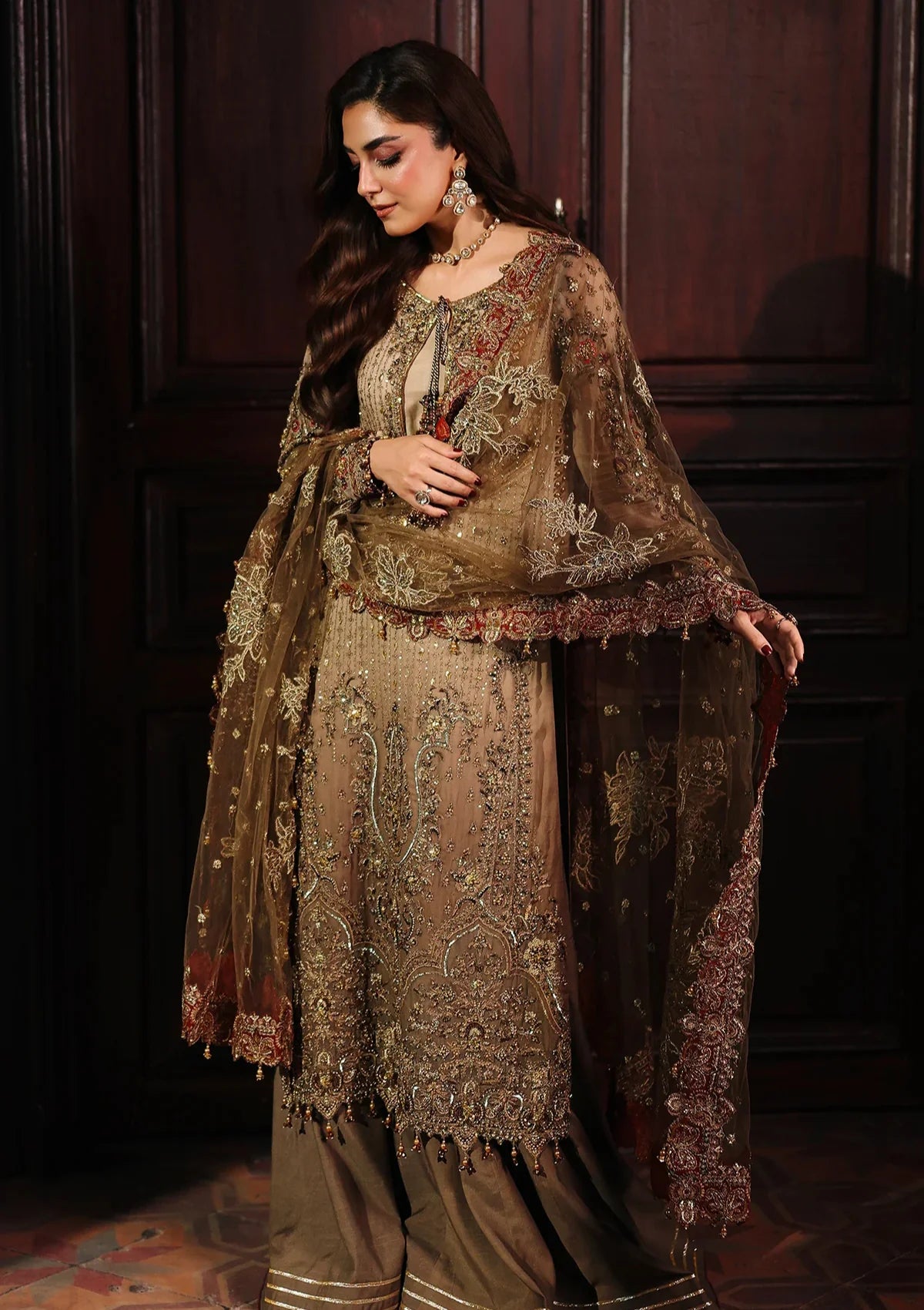 Charizma | 3 Piece Unstitched Embroidered Chiffon | Dastan-e-Jashan DJW5-02