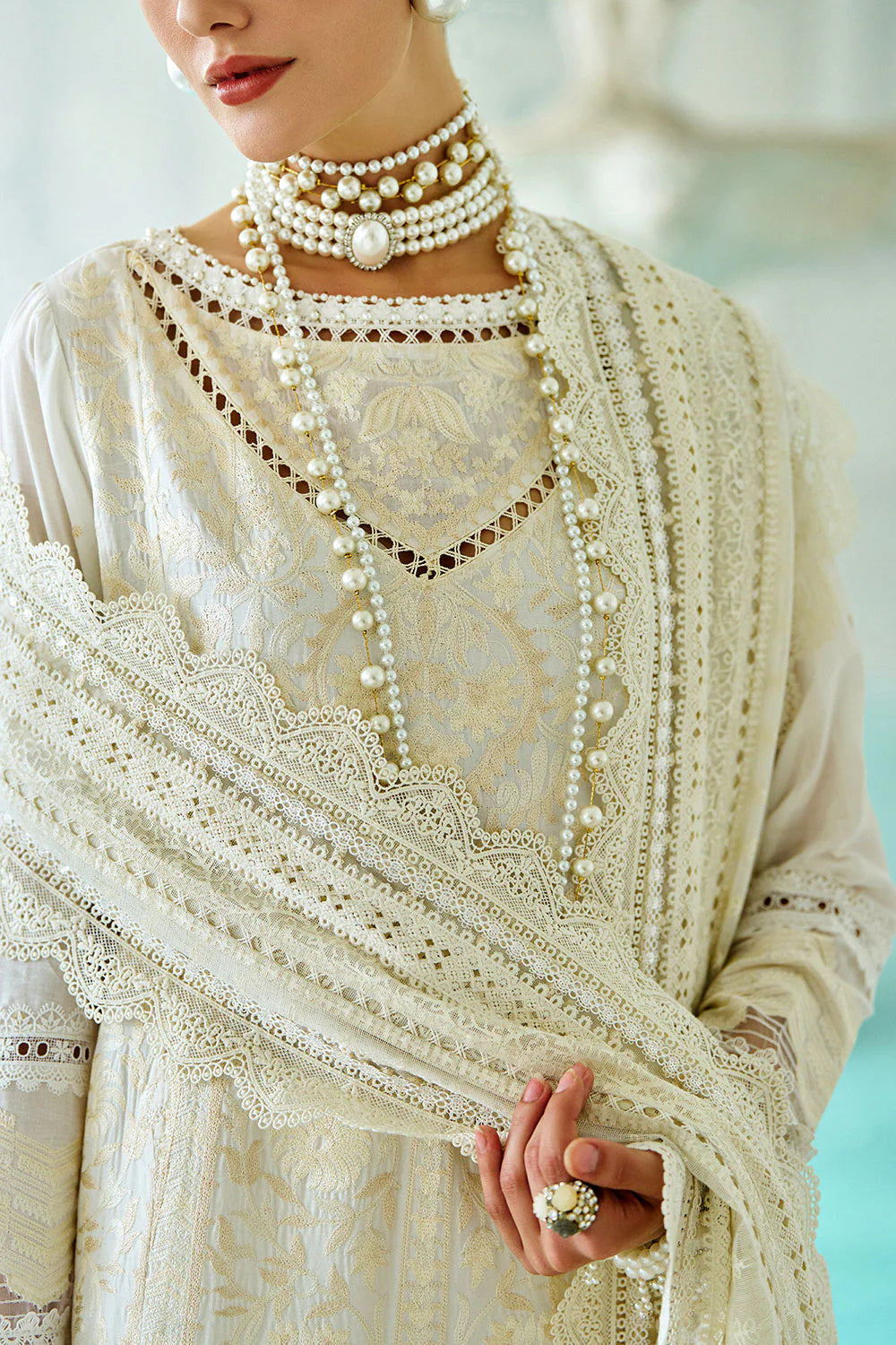Sobia Nazir | 3 Piece Unstitched Embroidered Lawn | Design 9A