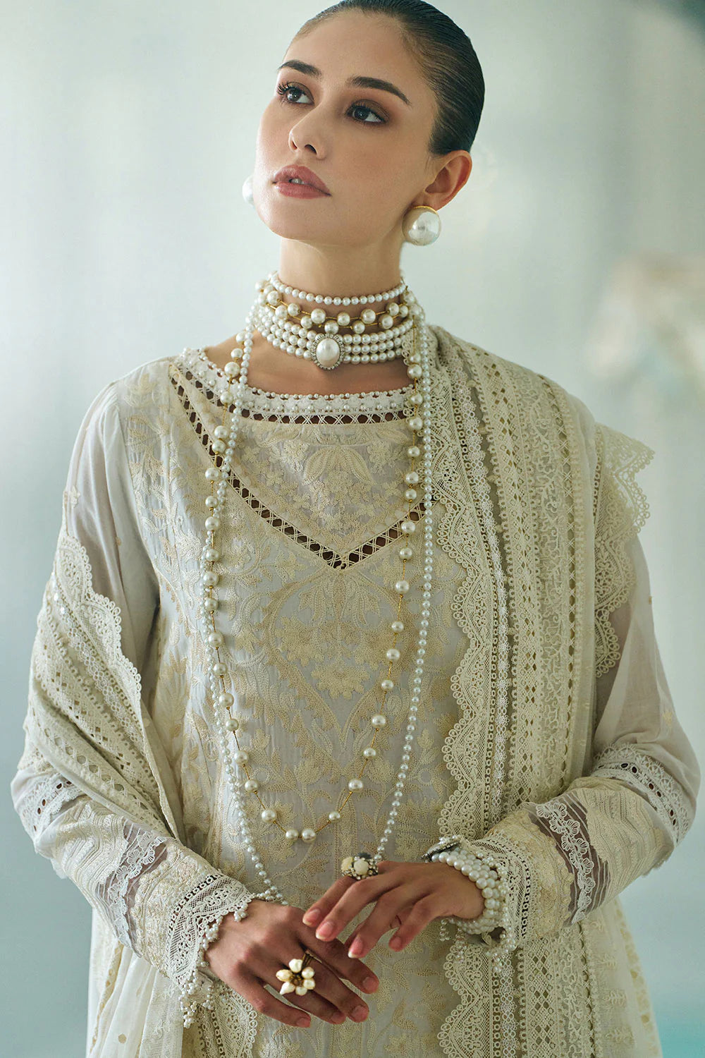Sobia Nazir | 3 Piece Unstitched Embroidered Lawn | Design 9A