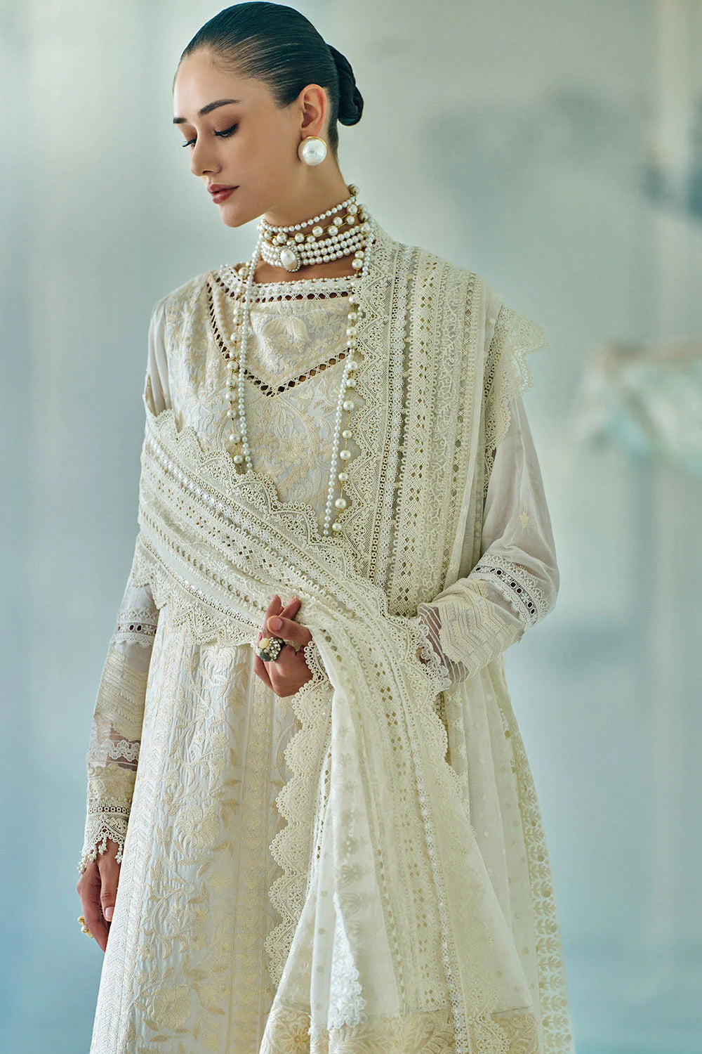 Sobia Nazir | 3 Piece Unstitched Embroidered Lawn | Design 9A
