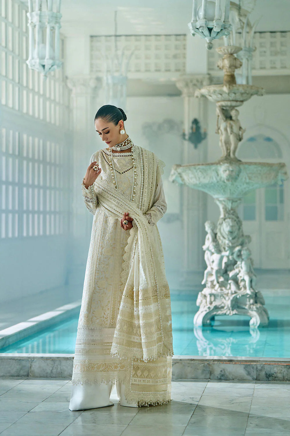 Sobia Nazir | 3 Piece Unstitched Embroidered Lawn | Design 9A