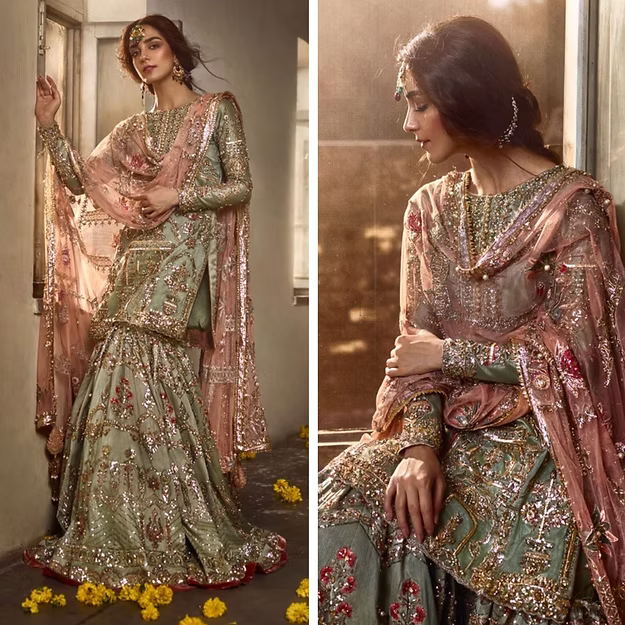 MNR | 3 Piece Unstitched Embroidered Organza | Zarlish ZAMURD