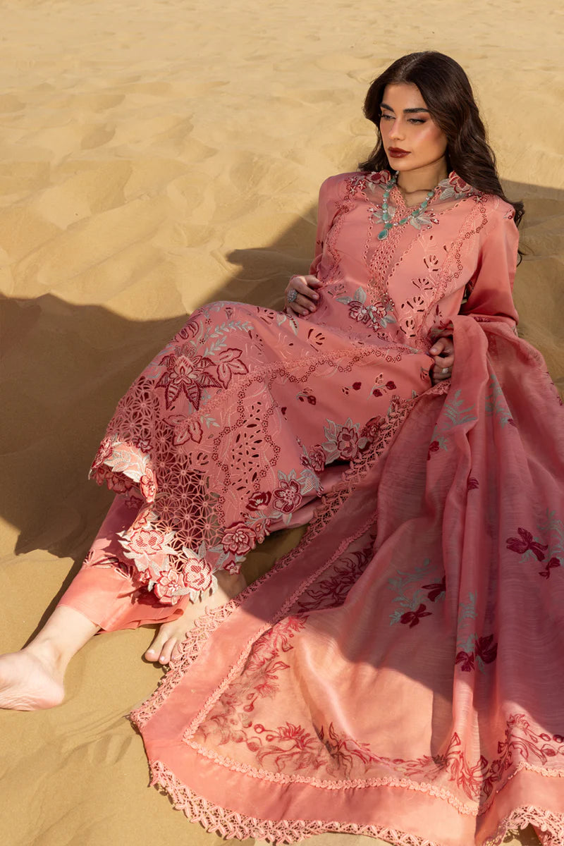 Rang Rasiya | 3 Piece Unstitched Embroidered Lawn | Amani