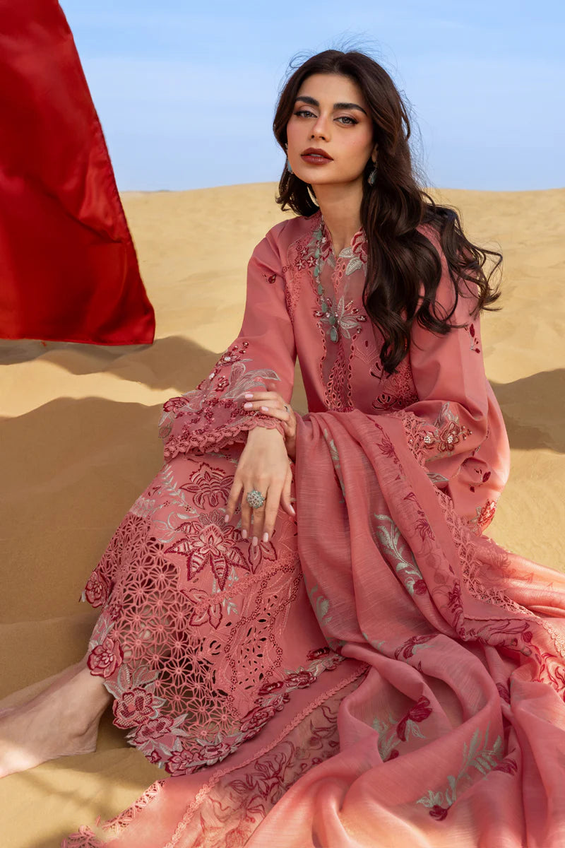 Rang Rasiya | 3 Piece Unstitched Embroidered Lawn | Amani