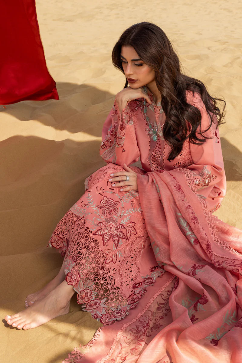 Rang Rasiya | 3 Piece Unstitched Embroidered Lawn | Amani
