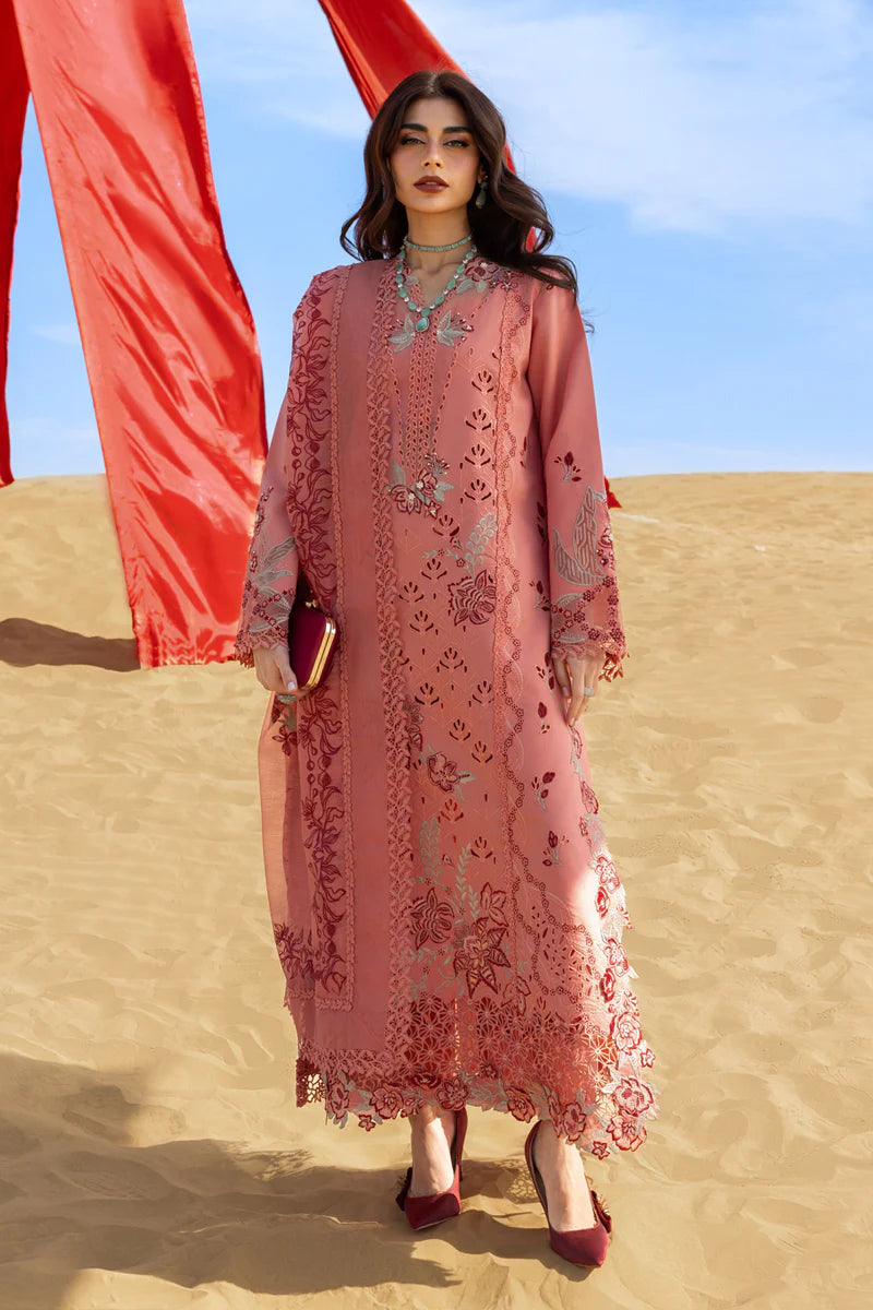 Rang Rasiya | 3 Piece Unstitched Embroidered Lawn | Amani