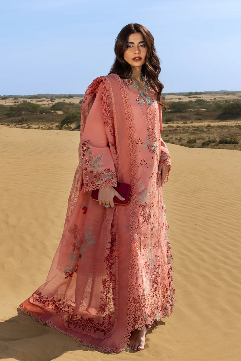 Rang Rasiya | 3 Piece Unstitched Embroidered Lawn | Amani