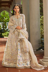 Soraya | Unstitched Embroidered Hand Embellished Organza | Azilis